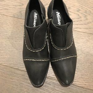 Antelope Slip-on Cowgirl, Dark Brown, Size 6.5/37